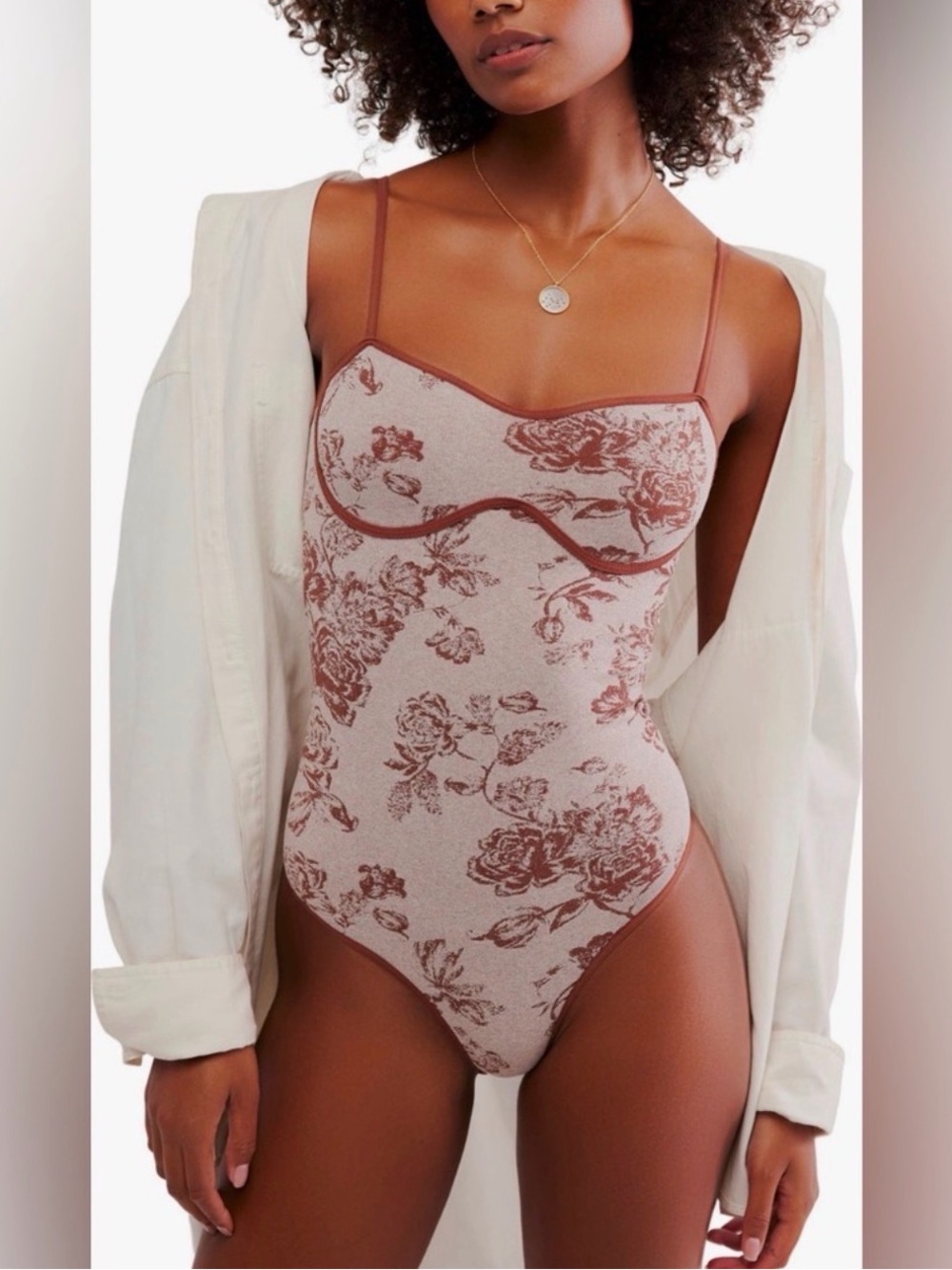 🦋Free People Caught Your Eye Bodysuit